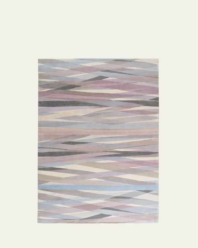 Carnival Pale Hand-Knotted Rug, 9' x 12'